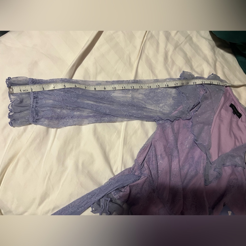 Majorelle‎ Mary lilac lace top - Picture 5 of 8